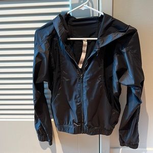 Lululemon Black Mesh Hooded Jacket
